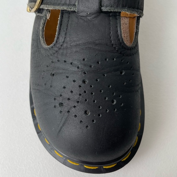 Vintage Dr. Martens Black MIE 8065 Leather Double Strap Mary Janes UK 4 - Picture 9 of 16